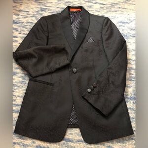 Talia Boys Tuxedo Black Blazer size 12 NWOT
